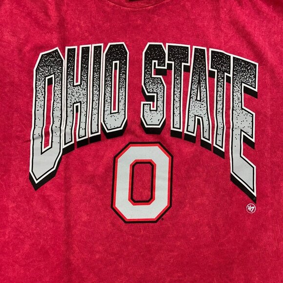 47 Brand Ohio State Graphic Tee Mens 2XL XXL Vintage Tubular Buckeyes Dead Stock - Picture 2 of 10